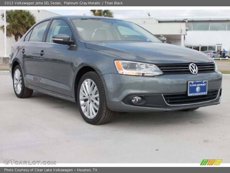 Platinum Gray Metallic / Titan Black 2013 Volkswagen Jetta SEL Sedan