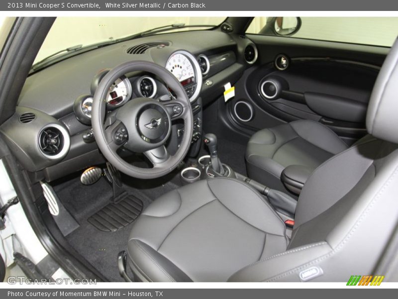  2013 Cooper S Convertible Carbon Black Interior
