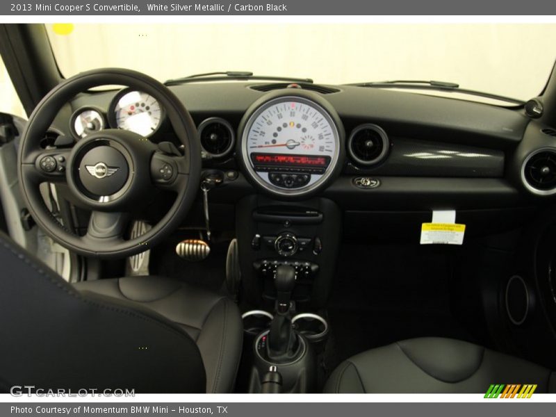 White Silver Metallic / Carbon Black 2013 Mini Cooper S Convertible