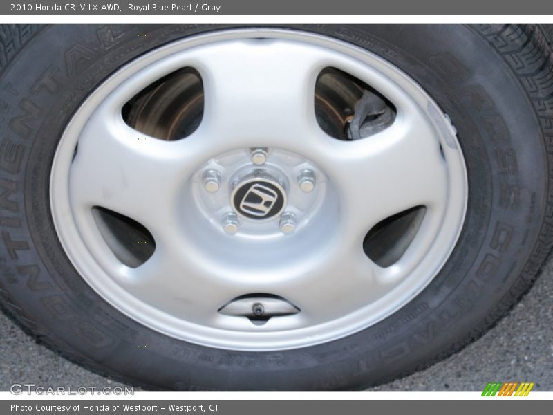 Royal Blue Pearl / Gray 2010 Honda CR-V LX AWD