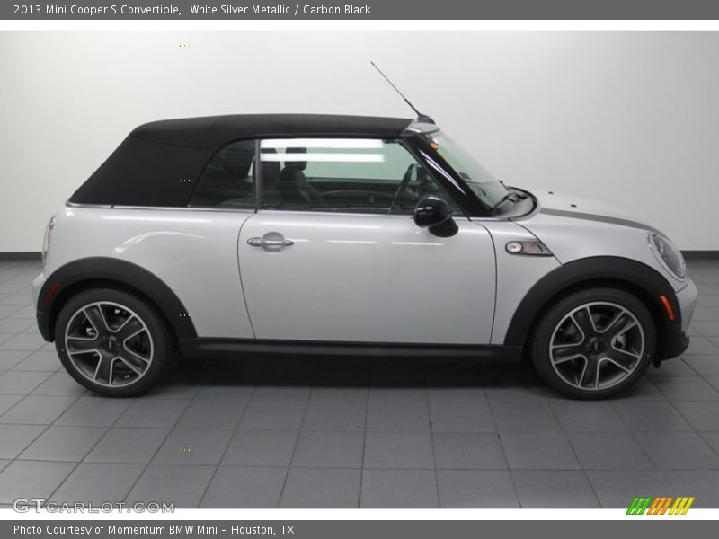  2013 Cooper S Convertible White Silver Metallic