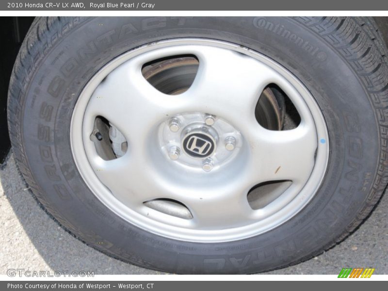 Royal Blue Pearl / Gray 2010 Honda CR-V LX AWD