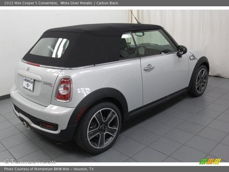 White Silver Metallic / Carbon Black 2013 Mini Cooper S Convertible