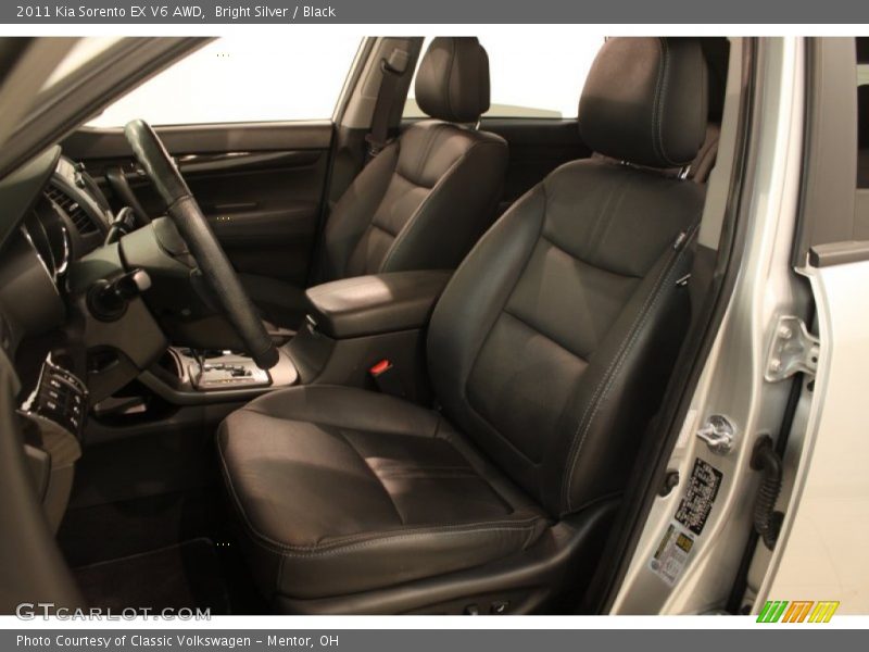 Bright Silver / Black 2011 Kia Sorento EX V6 AWD