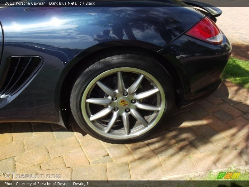 Dark Blue Metallic / Black 2012 Porsche Cayman