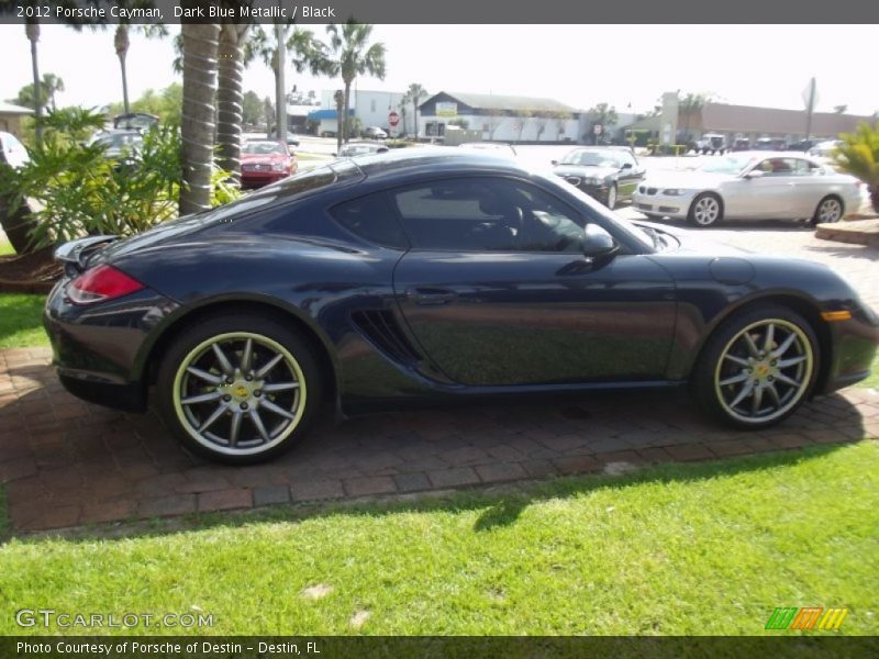 Dark Blue Metallic / Black 2012 Porsche Cayman