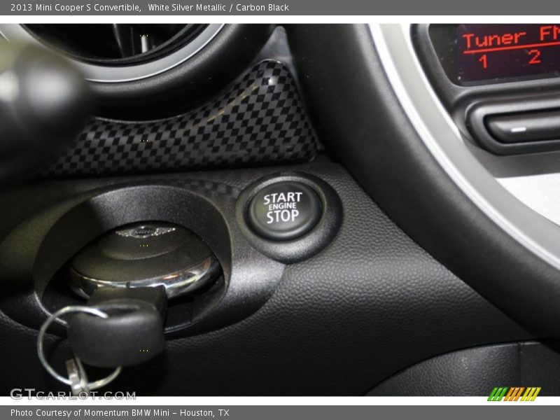 White Silver Metallic / Carbon Black 2013 Mini Cooper S Convertible