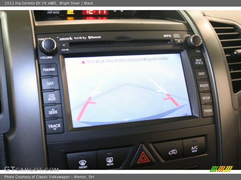 Bright Silver / Black 2011 Kia Sorento EX V6 AWD