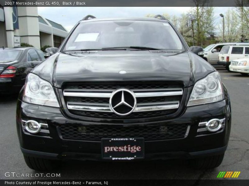 Black / Black 2007 Mercedes-Benz GL 450