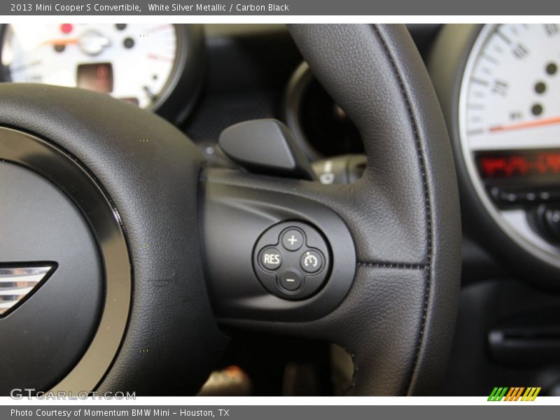 White Silver Metallic / Carbon Black 2013 Mini Cooper S Convertible