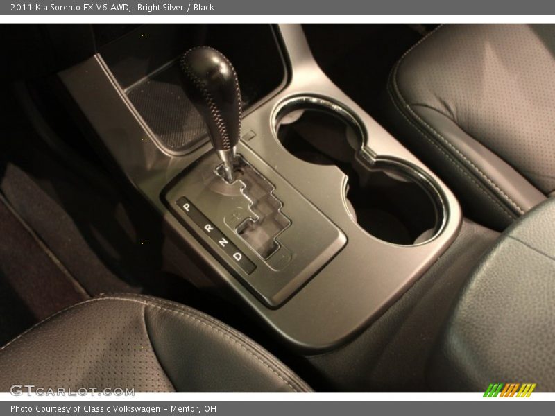 Bright Silver / Black 2011 Kia Sorento EX V6 AWD
