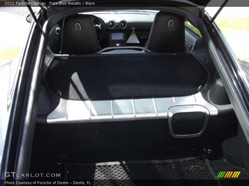 Dark Blue Metallic / Black 2012 Porsche Cayman