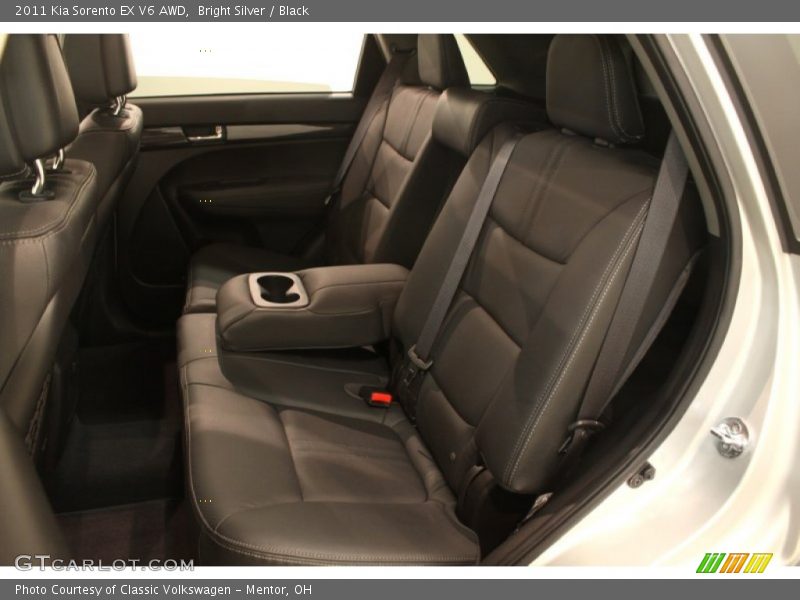 Bright Silver / Black 2011 Kia Sorento EX V6 AWD
