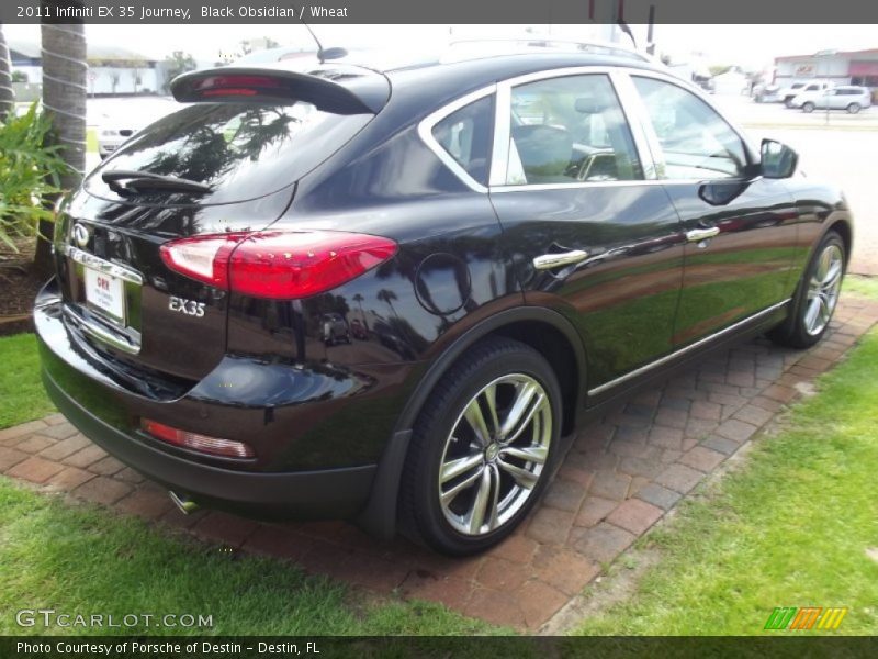 Black Obsidian / Wheat 2011 Infiniti EX 35 Journey