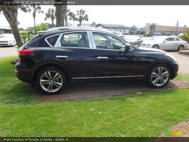 Black Obsidian / Wheat 2011 Infiniti EX 35 Journey