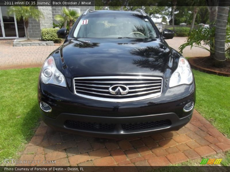 Black Obsidian / Wheat 2011 Infiniti EX 35 Journey
