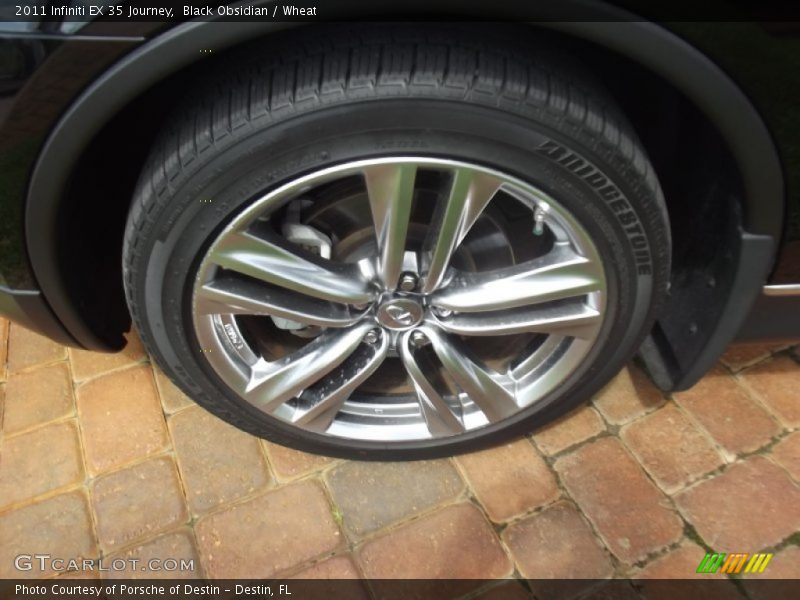 Black Obsidian / Wheat 2011 Infiniti EX 35 Journey