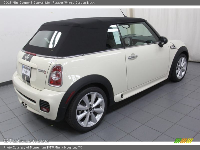 Pepper White / Carbon Black 2013 Mini Cooper S Convertible