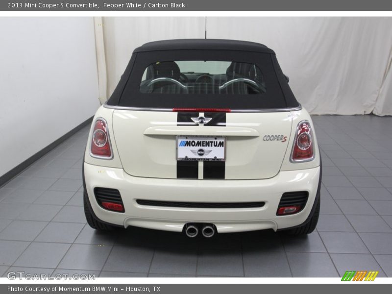 Pepper White / Carbon Black 2013 Mini Cooper S Convertible