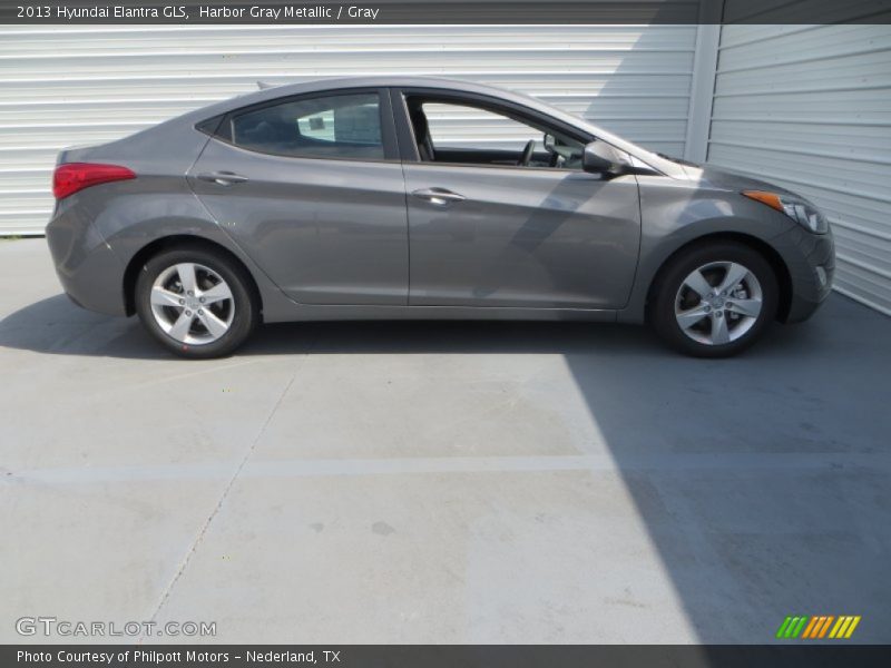 Harbor Gray Metallic / Gray 2013 Hyundai Elantra GLS