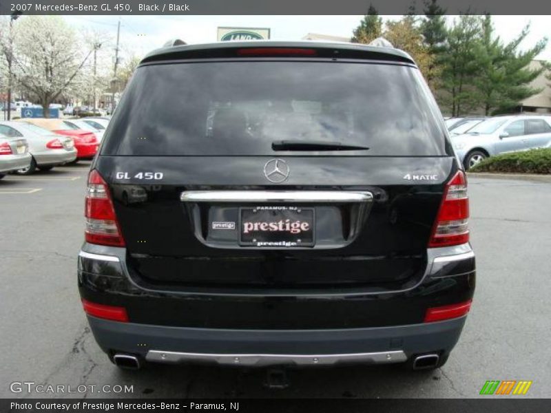 Black / Black 2007 Mercedes-Benz GL 450