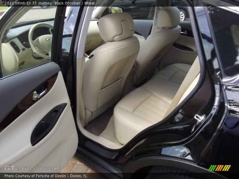 Black Obsidian / Wheat 2011 Infiniti EX 35 Journey