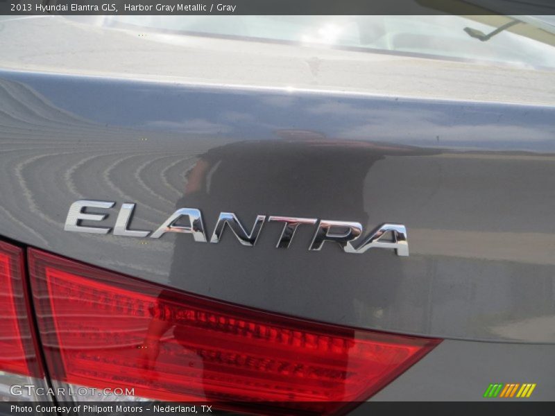 Harbor Gray Metallic / Gray 2013 Hyundai Elantra GLS