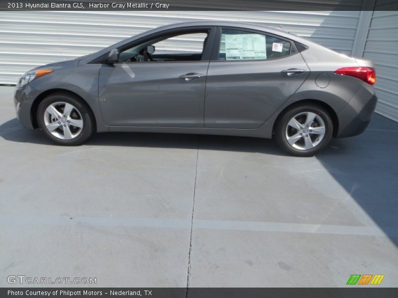 Harbor Gray Metallic / Gray 2013 Hyundai Elantra GLS