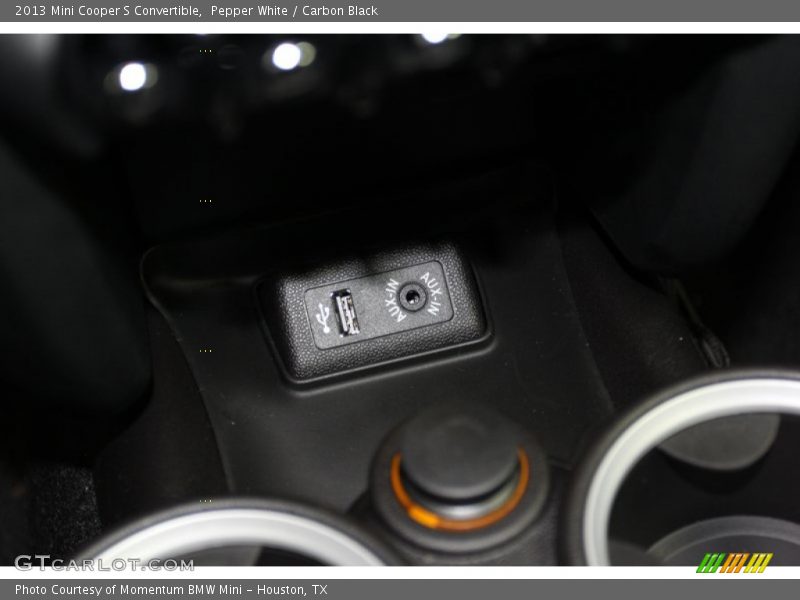 Pepper White / Carbon Black 2013 Mini Cooper S Convertible