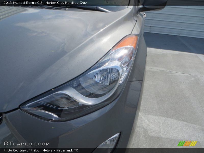 Harbor Gray Metallic / Gray 2013 Hyundai Elantra GLS