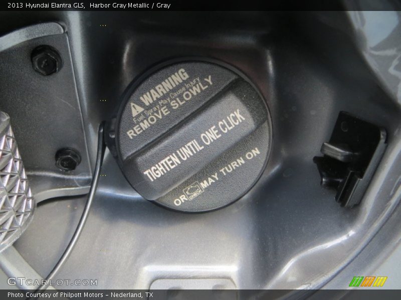Harbor Gray Metallic / Gray 2013 Hyundai Elantra GLS