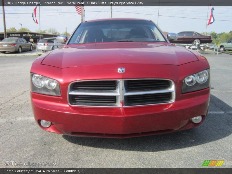 Inferno Red Crystal Pearl / Dark Slate Gray/Light Slate Gray 2007 Dodge Charger