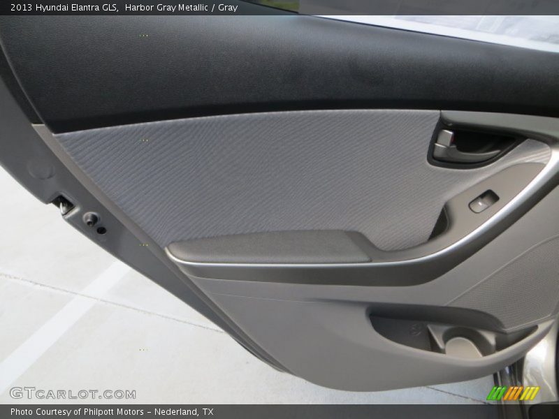 Harbor Gray Metallic / Gray 2013 Hyundai Elantra GLS