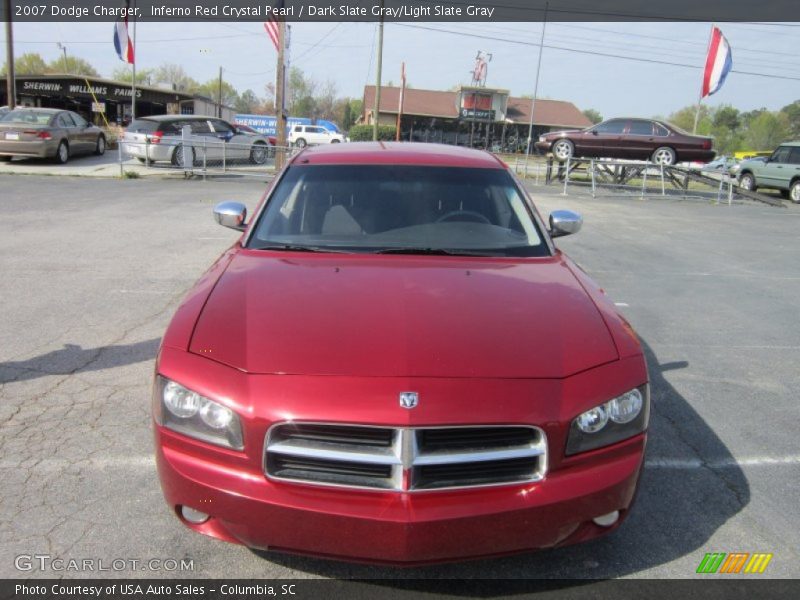 Inferno Red Crystal Pearl / Dark Slate Gray/Light Slate Gray 2007 Dodge Charger