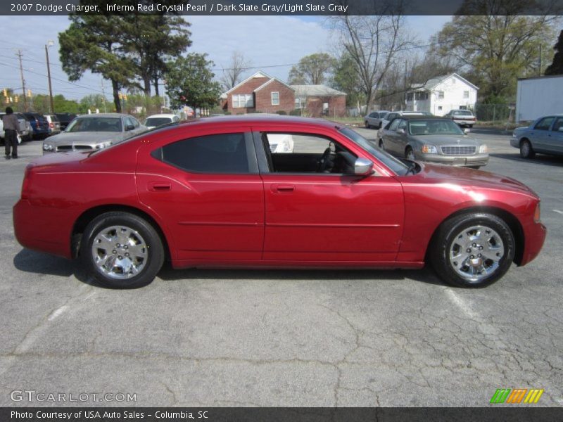 Inferno Red Crystal Pearl / Dark Slate Gray/Light Slate Gray 2007 Dodge Charger