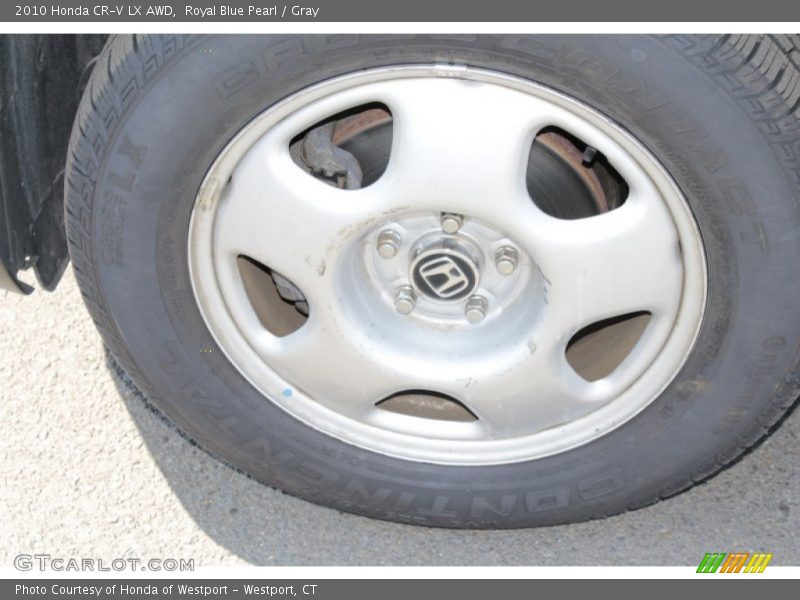 Royal Blue Pearl / Gray 2010 Honda CR-V LX AWD