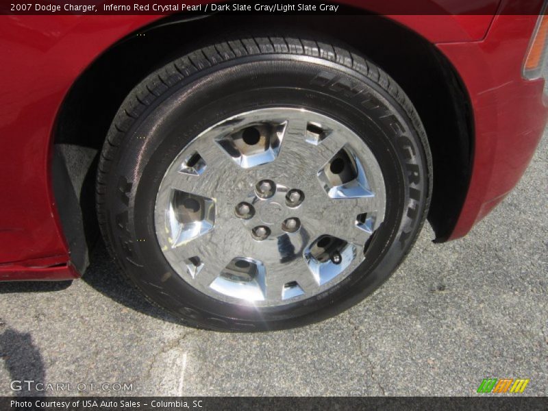 Inferno Red Crystal Pearl / Dark Slate Gray/Light Slate Gray 2007 Dodge Charger