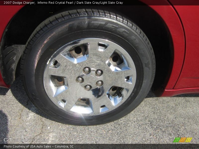Inferno Red Crystal Pearl / Dark Slate Gray/Light Slate Gray 2007 Dodge Charger