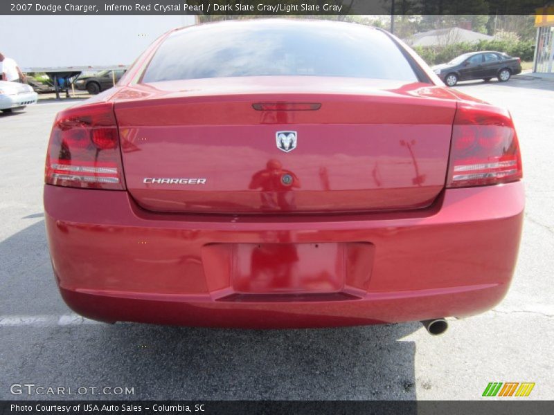 Inferno Red Crystal Pearl / Dark Slate Gray/Light Slate Gray 2007 Dodge Charger