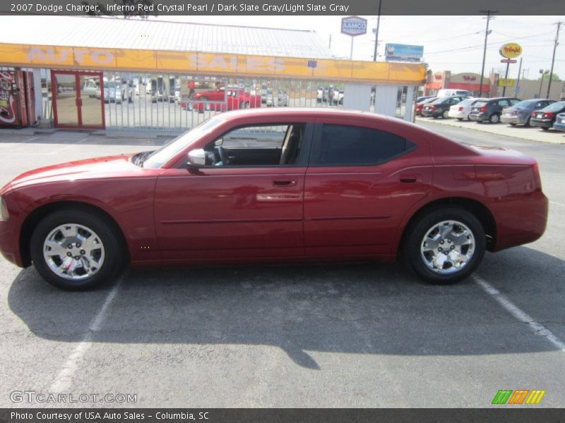 Inferno Red Crystal Pearl / Dark Slate Gray/Light Slate Gray 2007 Dodge Charger