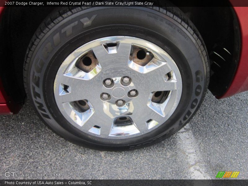 Inferno Red Crystal Pearl / Dark Slate Gray/Light Slate Gray 2007 Dodge Charger
