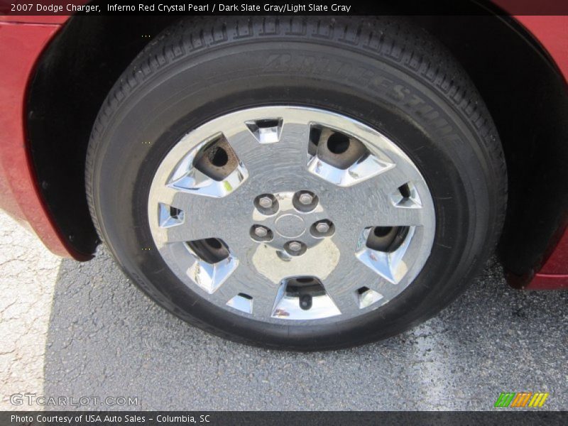 Inferno Red Crystal Pearl / Dark Slate Gray/Light Slate Gray 2007 Dodge Charger