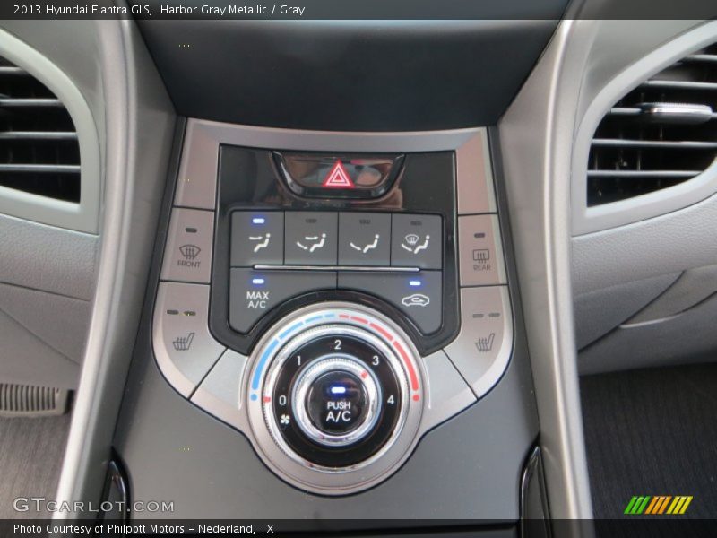 Harbor Gray Metallic / Gray 2013 Hyundai Elantra GLS