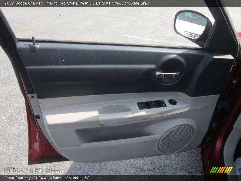 Inferno Red Crystal Pearl / Dark Slate Gray/Light Slate Gray 2007 Dodge Charger
