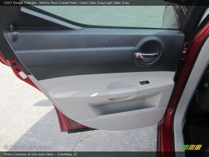 Inferno Red Crystal Pearl / Dark Slate Gray/Light Slate Gray 2007 Dodge Charger