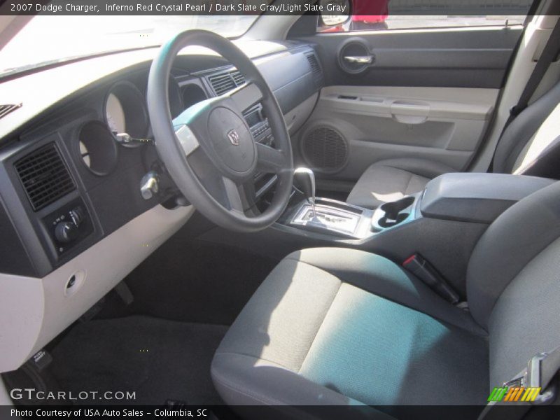 Inferno Red Crystal Pearl / Dark Slate Gray/Light Slate Gray 2007 Dodge Charger