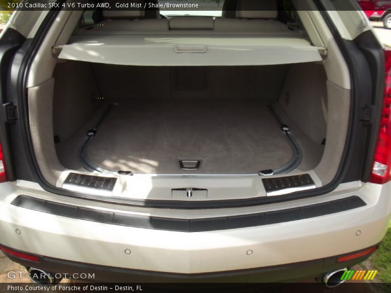 Gold Mist / Shale/Brownstone 2010 Cadillac SRX 4 V6 Turbo AWD