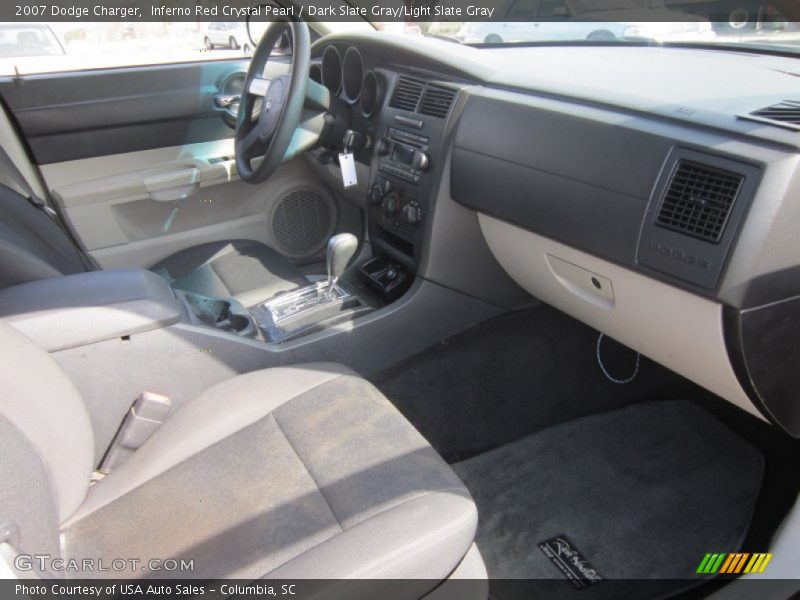 Inferno Red Crystal Pearl / Dark Slate Gray/Light Slate Gray 2007 Dodge Charger
