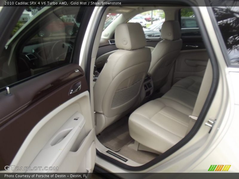 Gold Mist / Shale/Brownstone 2010 Cadillac SRX 4 V6 Turbo AWD
