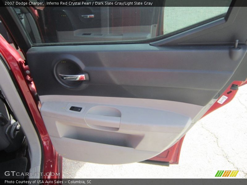 Inferno Red Crystal Pearl / Dark Slate Gray/Light Slate Gray 2007 Dodge Charger